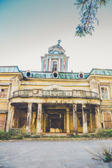 Naklejka premium palace in russia messuege hall barton old hause