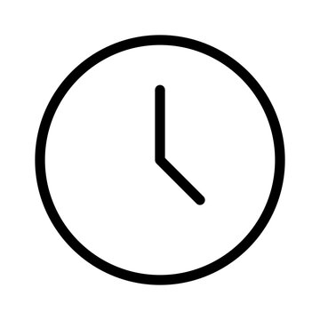 Clock Time Ecommerce Shopping Buy Sale Market vector icon