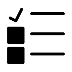 Checklist Checked List Todo Gui Web vector icon