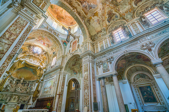 Cathedral of the Santissimo Salvatore in Mazara del Vallo, town in the province of Trapani, Sicily, southern Italy.