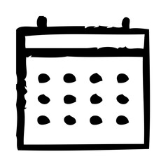 Calendar Project Management Business Office Working vector icon