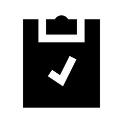 Checklist Check School Education Learning University vector icon