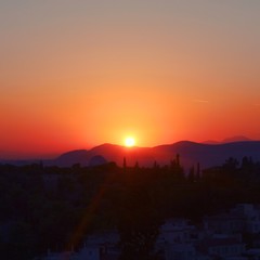 Greece sunset