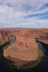 Horse shoe bend landmark in Arizona, USA