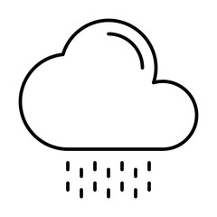 Cloud Rain Summer Shoping Cary Holiday vector icon
