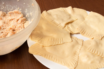 Pastel de Frango Caseiro
