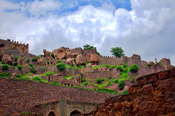 Fototapeta premium GOLCONDA FORT VIEW