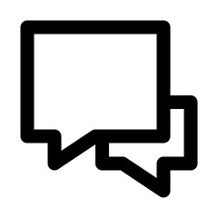 Comments Speech Communication Bubble Chat vector icon