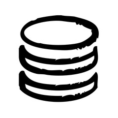 Coins Finance Money Cash Bank vector icon