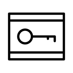 Cryptography Key Encrypt Code vector icon