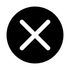 Fototapeta premium Deny Interface UI UX Software App vector icon