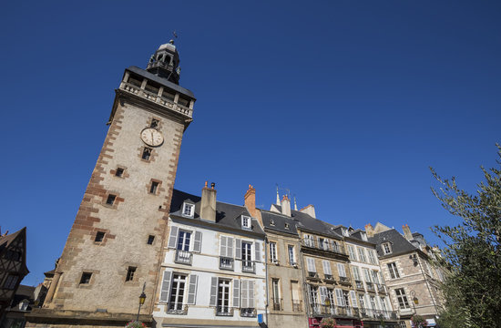 Moulins city in Allier department, Auvergne, France