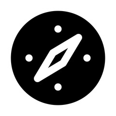 Compass Travel Trip Hotel Journey vector icon