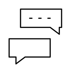 Discussion Meeting Communication Chat Project Management Business Office Working vector icon