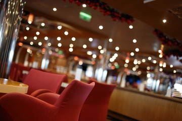 sala d'attesa con luci