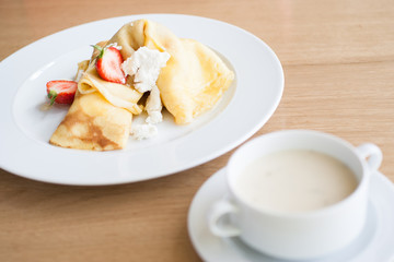 pancake strawberry