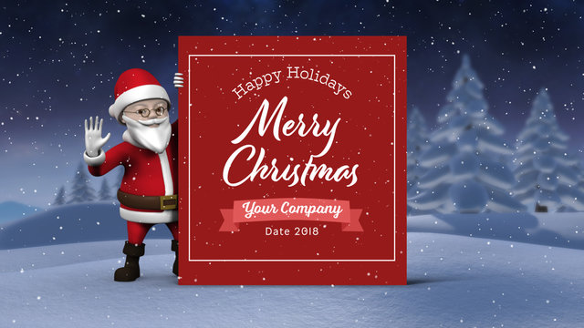 3D Santa Titles