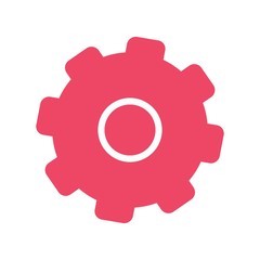 Settings icon with additional gears icon, vector illustration.
