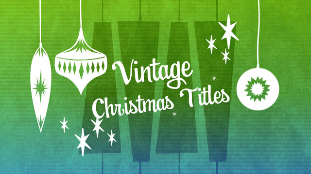 Vintage Christmas Titles