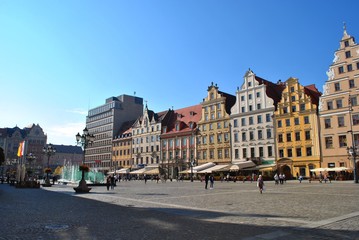 Rynek we Wrocławiu - obrazy, fototapety, plakaty