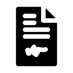 Contract Insurance Protection Guarantee Promise vector icon