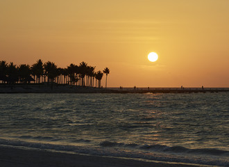 Sunrise on ocean 088