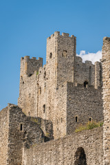 Fototapeta na wymiar High tower of the Rochester Castle