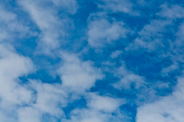 Obraz premium blue sky with white clouds