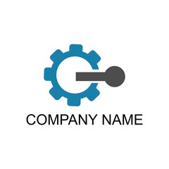 gear icon vector, flat design best vector icon