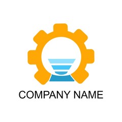 Gears on a white background. Vector illustration.