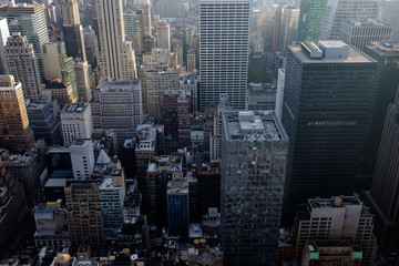 Obraz premium Manhattan view from Rockeffeler center - Top of the rock