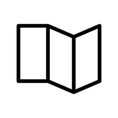 Flyer Print Commercial Marketing Business Office Agency Advertisement vector icon