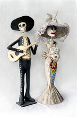 Paper Mache Catrinas from Mexico