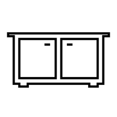 Drawers Line vector icon