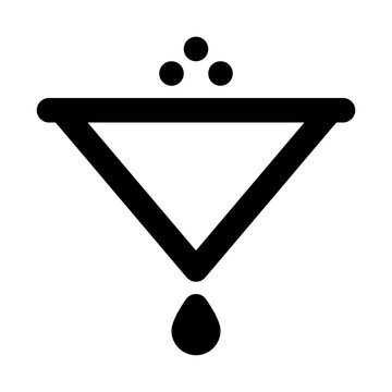 Filter Cafe Restaurant Bar Coffein Coffee vector icon