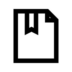 Document File Marked Gui Web vector icon