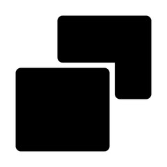 Duplicate Application Web Interface Software vector icon