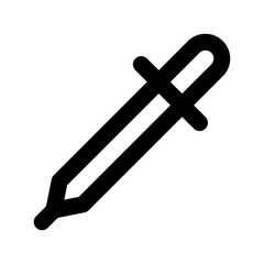 Eyedropper Pipette Medicine Grab Medical vector icon