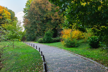 Fototapeta na wymiar Dendropark Sofievka landscape