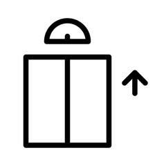 Elevator UP City Town Map Locations vector icon