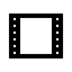 Obraz premium Filmstrip Movie Multimedia Media Gui Web vector icon
