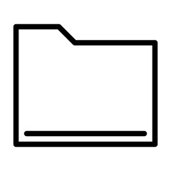 Folder Computer Interface User Program vector icon
