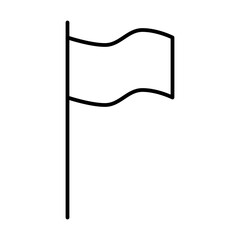Flag Computer Interface User Program vector icon
