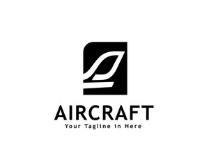 tail airplane logo, aircraft logo