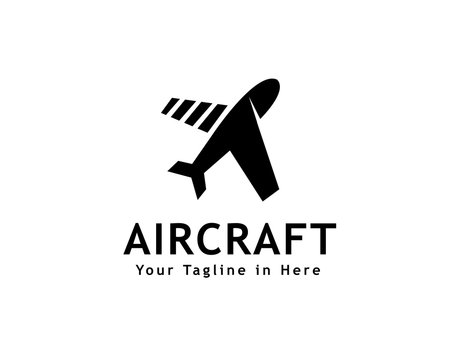 Abstract Airplane Logo