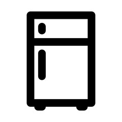 Fridge Technology Devices Equipment Automation Big Data vector icon
