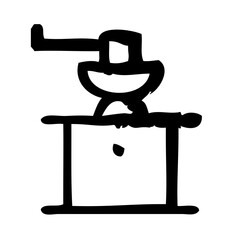 Grinder Cafe Restaurant Bar Coffein Coffee vector icon