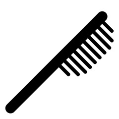 Hairbrush Hairdresser Barber Coiffeur Haircutter vector icon