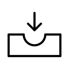 Inbox Web Archive Mail Box vector icon