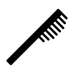 Hairbrush Hairdresser Barber Coiffeur Haircutter vector icon